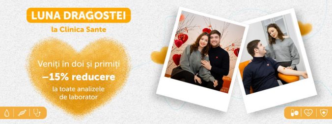 promo image 15% reducere la analizele de laborator pentru cupluri, în luna februarie